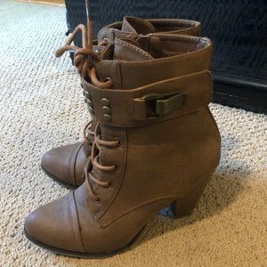 Ankle combat booties by Forever- only worn once
